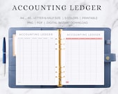 Accounting Ledger Planner | Accounting Ledger Tracker | Accounting Ledger Printable | Accounting Ledger Template | Accounting Ledger Form