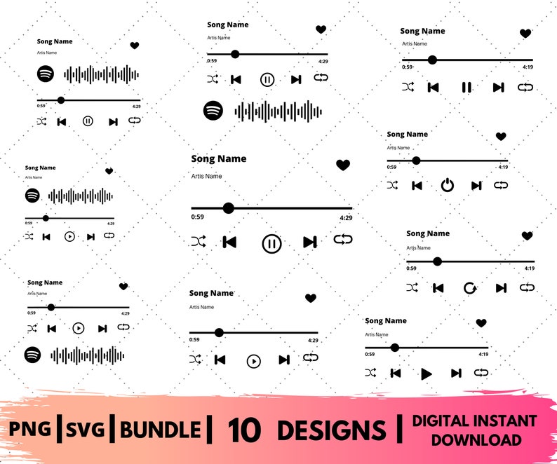 spotify player template spotify player template