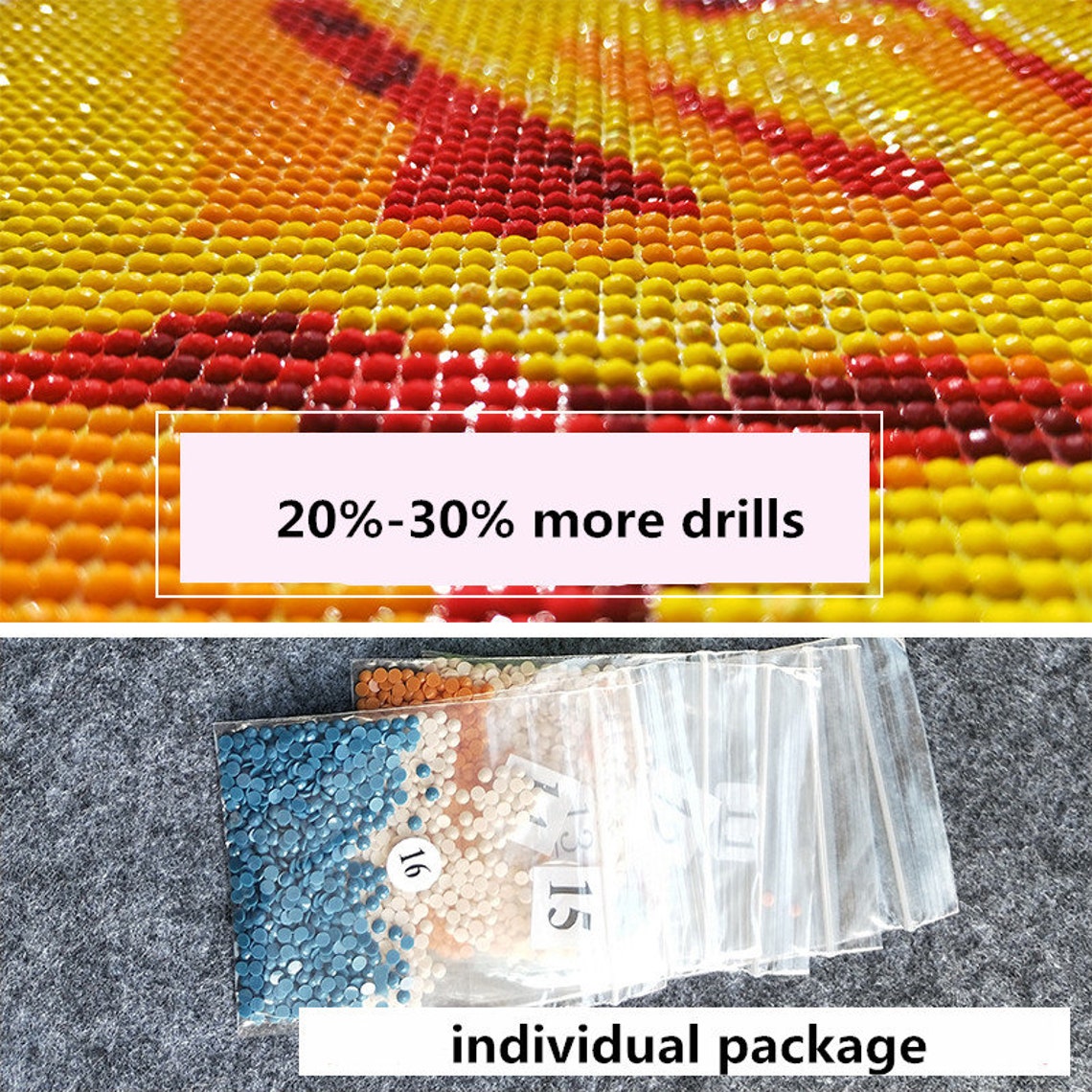 5D DIY Full Drill Square Round Diamond Painting KitDay of the Etsy