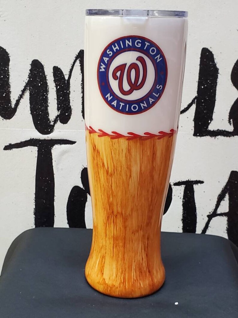 Baseball Bat Your Team Tumbler Cups Etsy