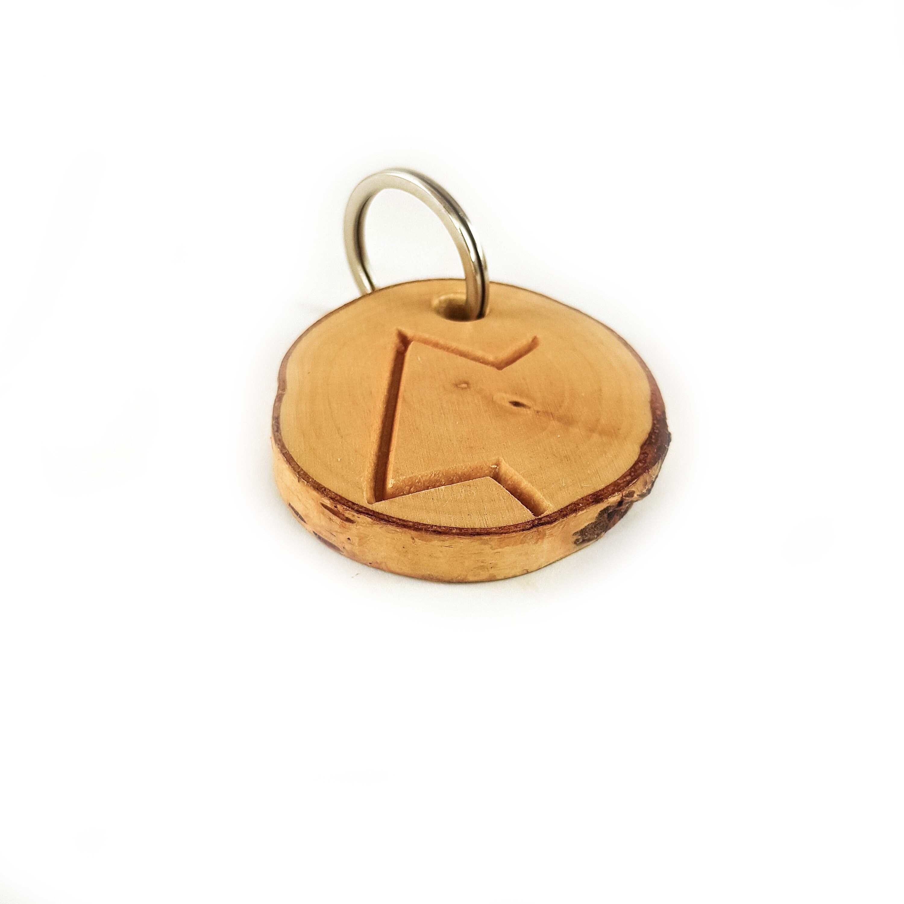 Key Ring Rune Nordic Runes Keychain, More Variations, Custom Wood Slice Keyring ...
