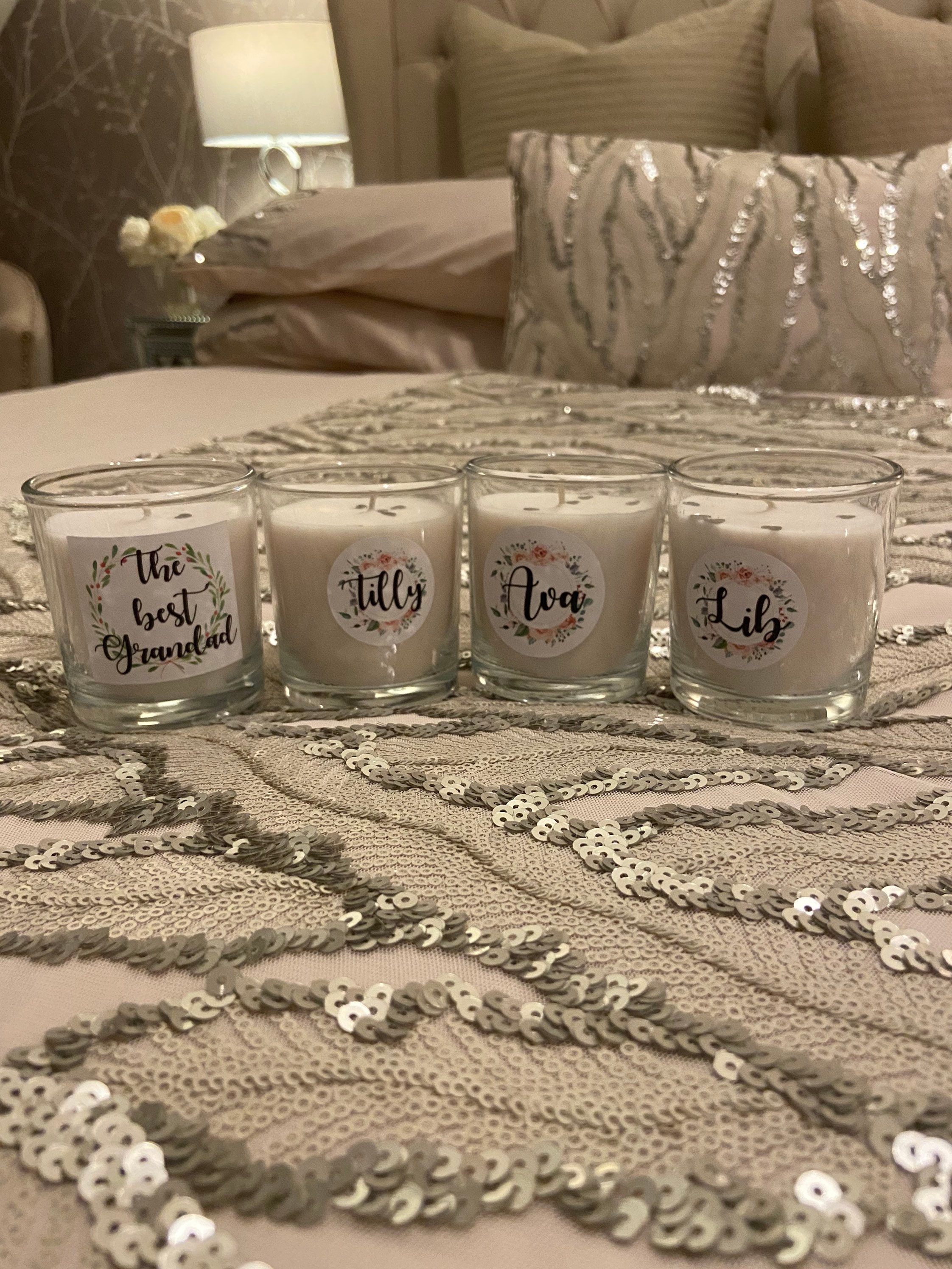Candle Stickers Custom Stickers Candles Any Design Etsy UK