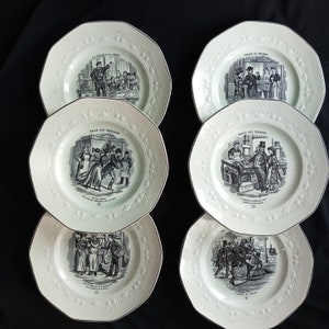 Antique rare.Plates Boch Freres Keramis - rare collectible plates 19.5cm.Boch Frères Keramis Plate .Belgium Decoration