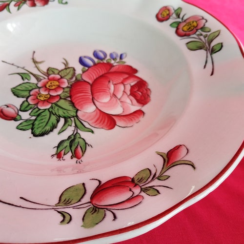 ANTIQUE dinner plate Villeroy and Boch Alt Strasbourg 1874-1909 shops Alte series Vintage porcelain first series French country house style