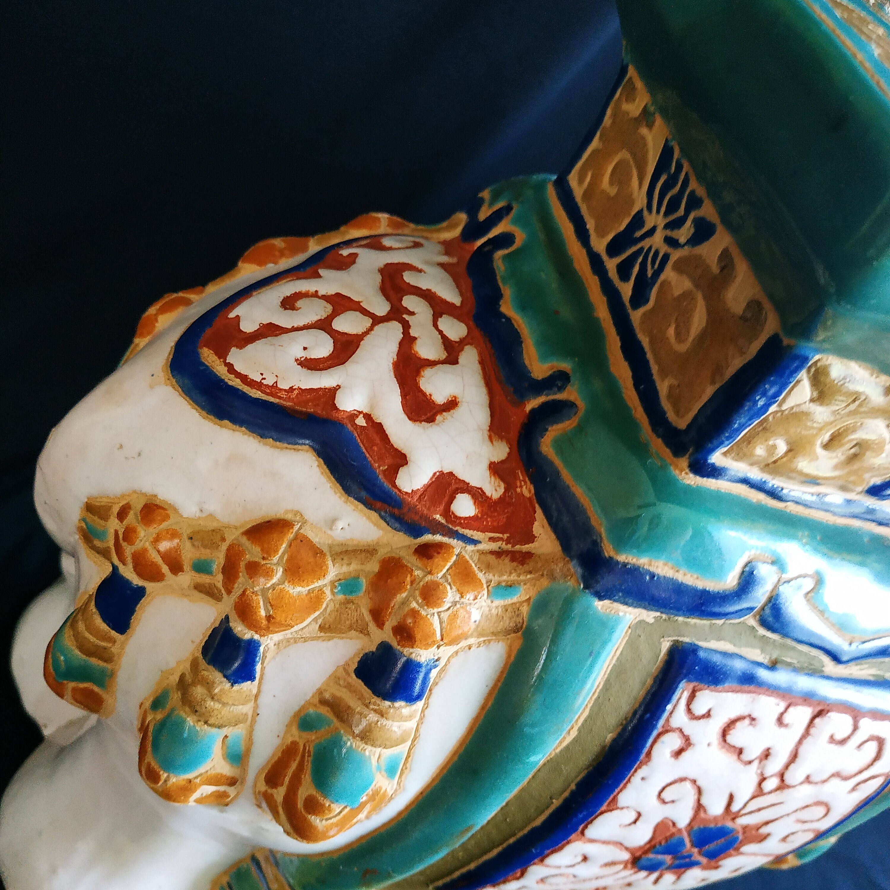 Elephant Statue.vintage Elephant27cm. Ceramic White Elephant Etsy