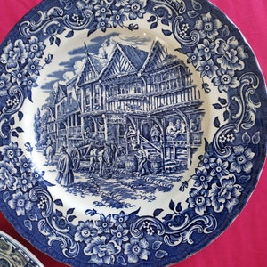 Antique Royal Tudor Plate Porcelain /2 Royal Tudor Ware borden gemerkt W.N. Mellor Ironstone made in England image 3