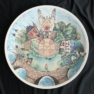 Villeroy & Boch Ota Nalezinek 'Maison Keiffer Echternach' Decorative Plate