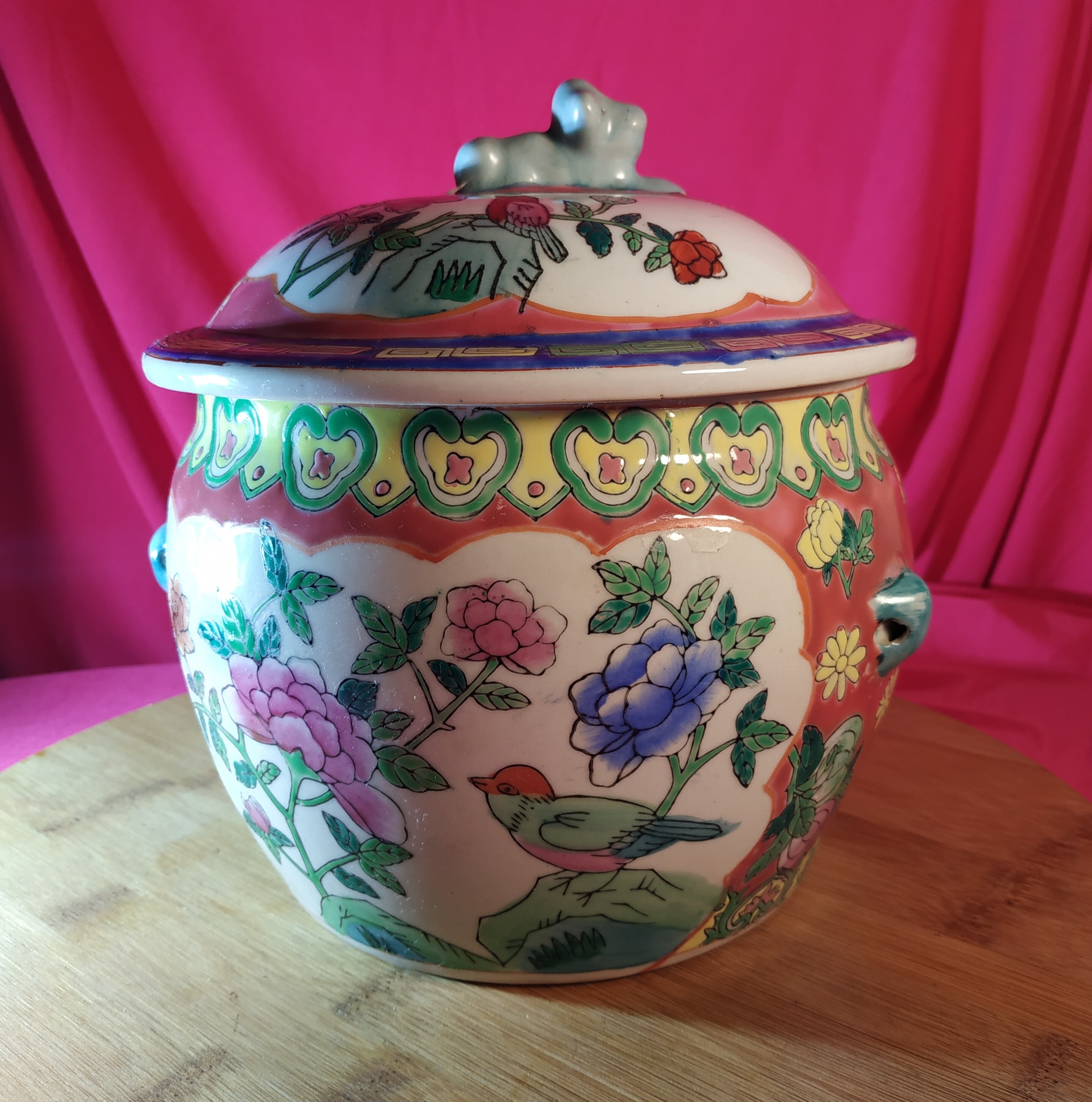 Ancient Chinese Jar 1 Pieces Kamcheng Rare Pot Ceramic