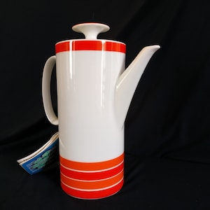Vintage Thomas Germany Teapot/Thomas Germany-Rosenthal Group,Carousel by THOMAS. Germany, 1970s.