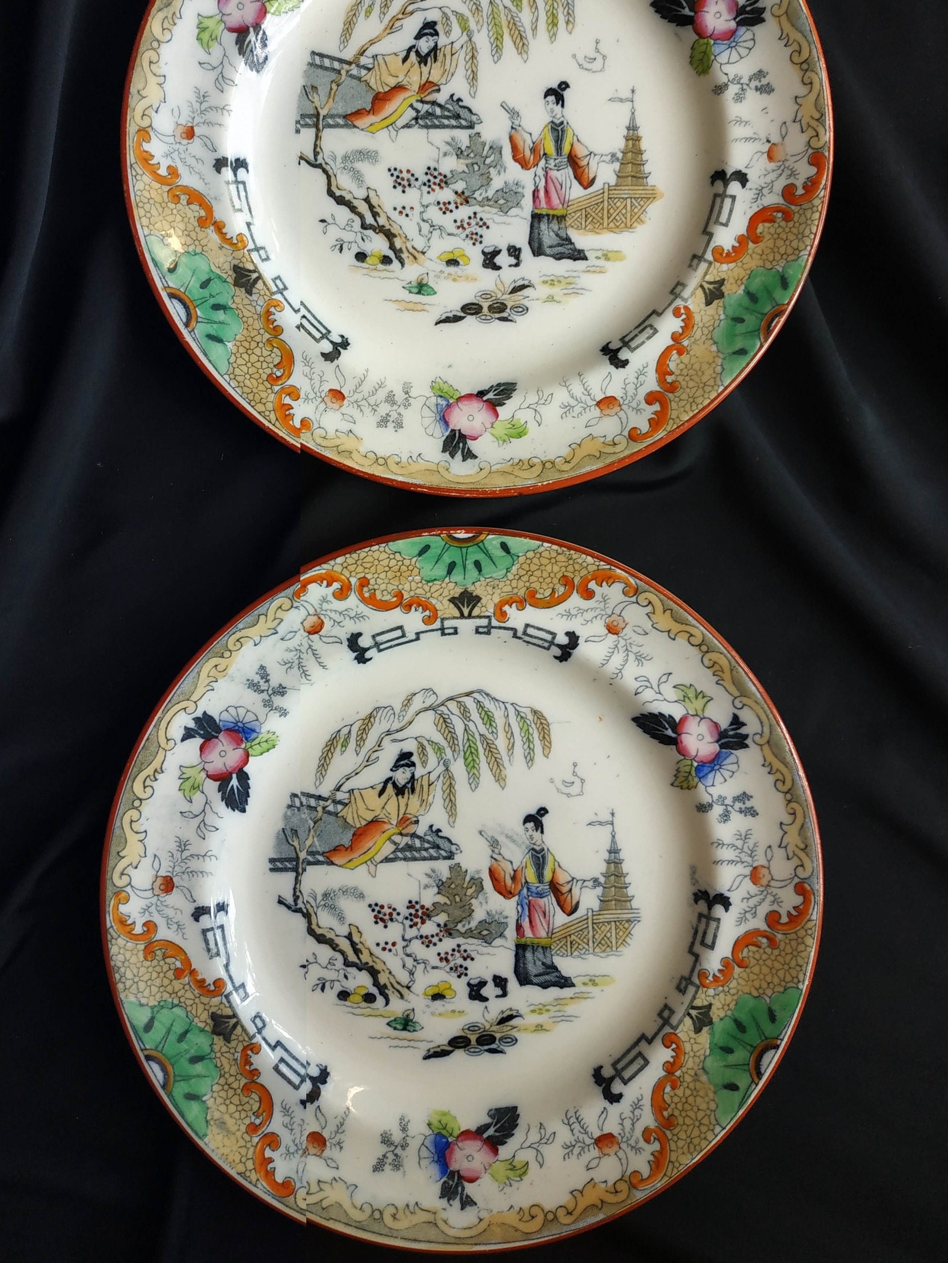 期間限定セール Antique Netherlands Plate Timor Maastricht Regout Petrus 食器