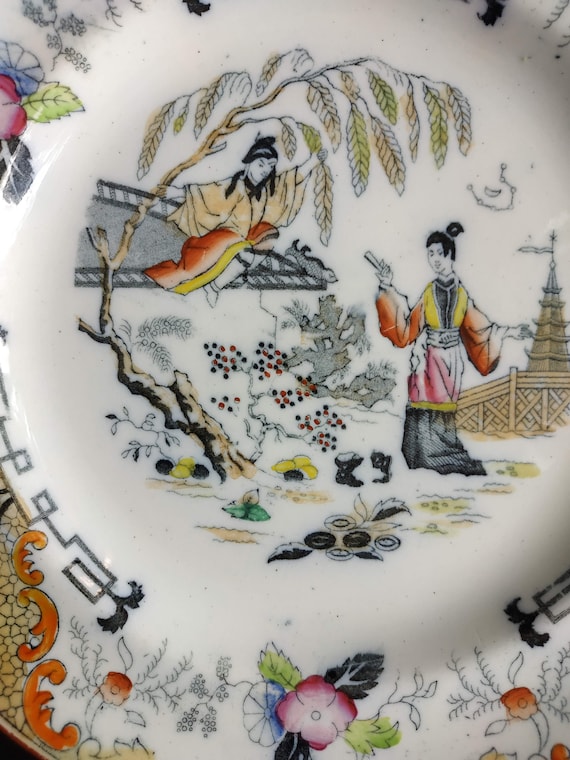 Antique Petrus Regout Maastricht Timor Plate Netherlands