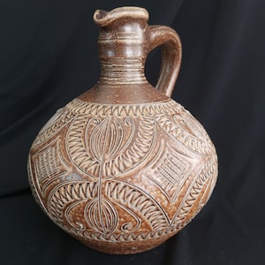 Beautiful vintage wine jug/Ceramic Vase - Handmade made in Germany - Studio Keramik