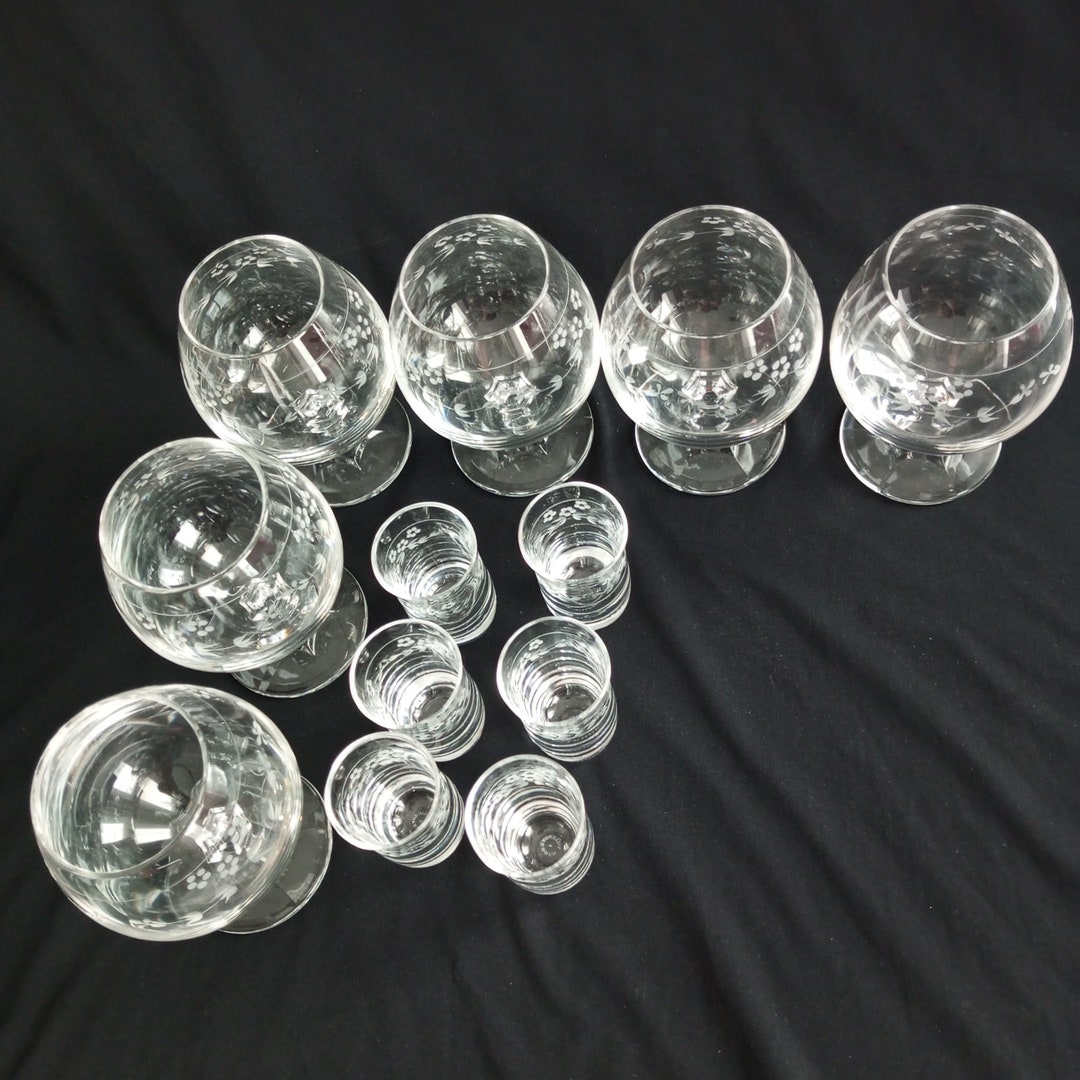 VILLEROY & BOCH Lead Crystal .set for Vodka and Cognac.12 Etsy