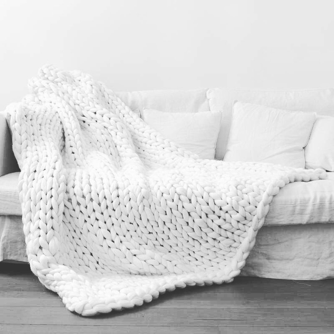 Handmade Crochet Blanket Fuzzy Etsy