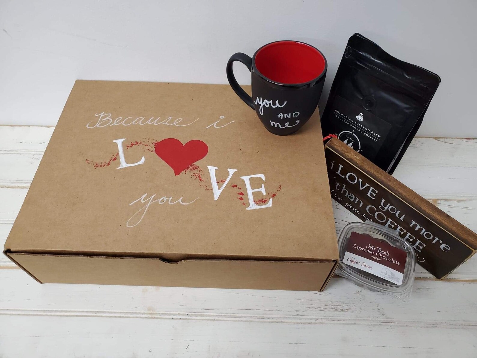Valentine's day gift box coffee lover gift boyfriend Etsy