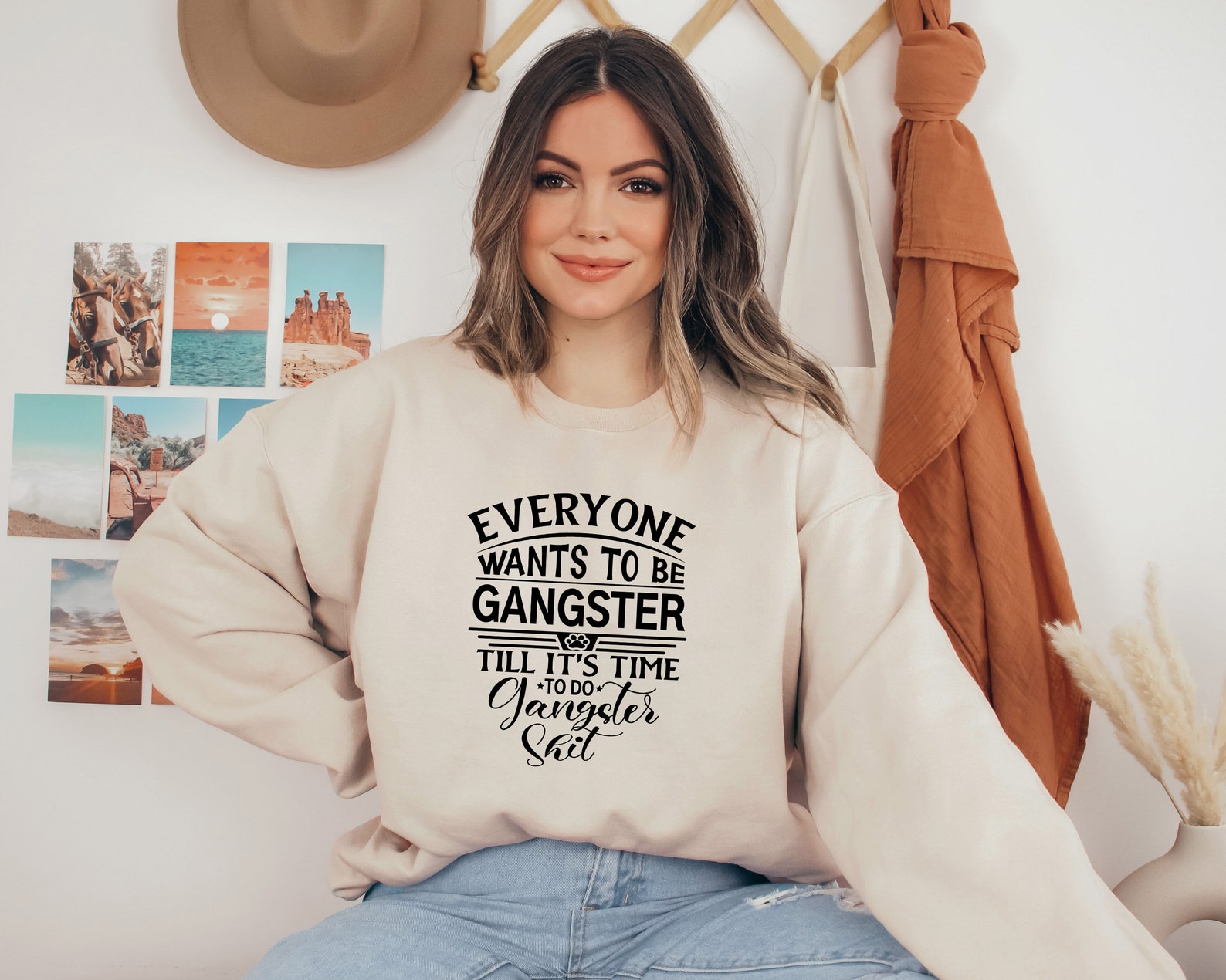 Everyone Wants to Be Gangster Until It's Time to Do - Etsy