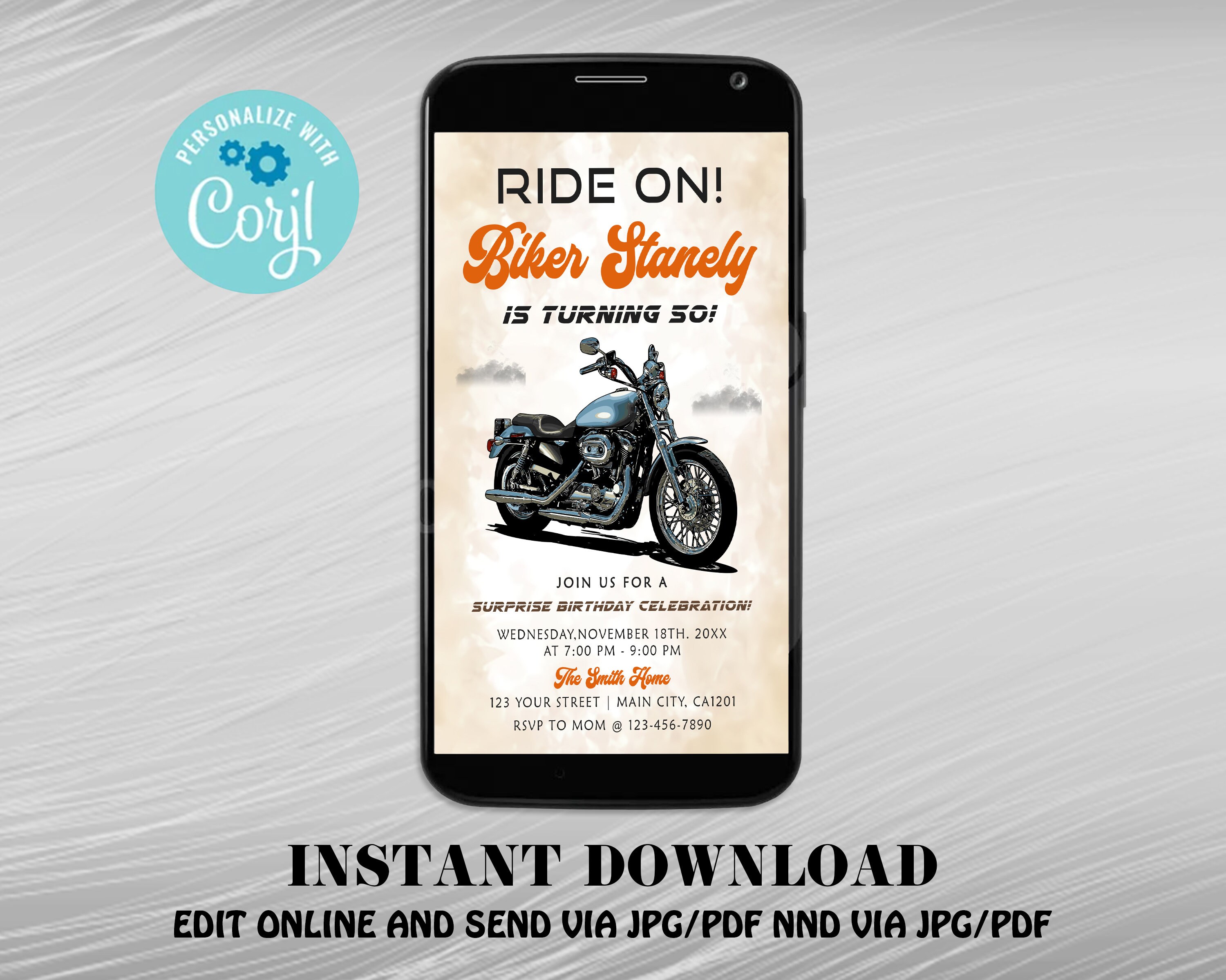motorcycle-birthday-invitations-motorcycle-invites-any-age-etsy
