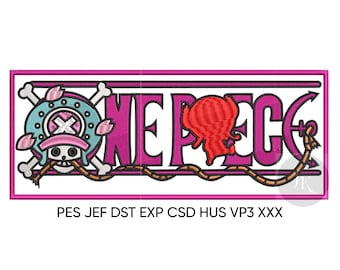 Design Four Anime |manga Embroidery Machine File Pes Jef Dst Vp3