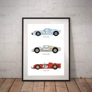 Le Mans &#39;66 Druck (A4)