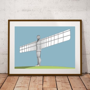 Gateshead  - The Angel of the North print (A4)