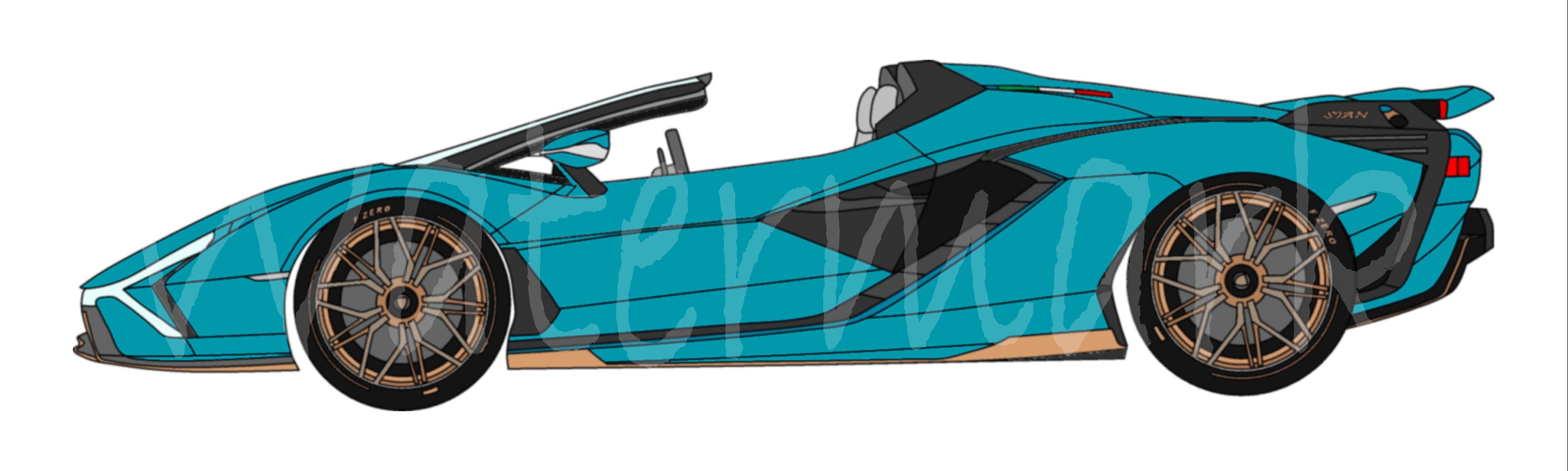 Lamborghini 'Through the ages' Print A4 | Etsy