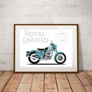 Royal Enfield Bullet - Print (A4)