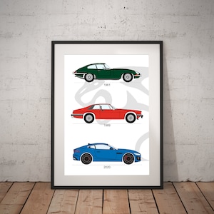Jaguar &#39;Door de eeuwen heen&#39; - Print (A4)