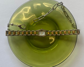Gold and Silver Watch Choker