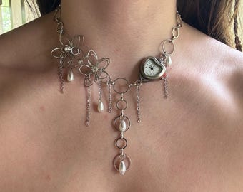 In Bloom Watch Necklace