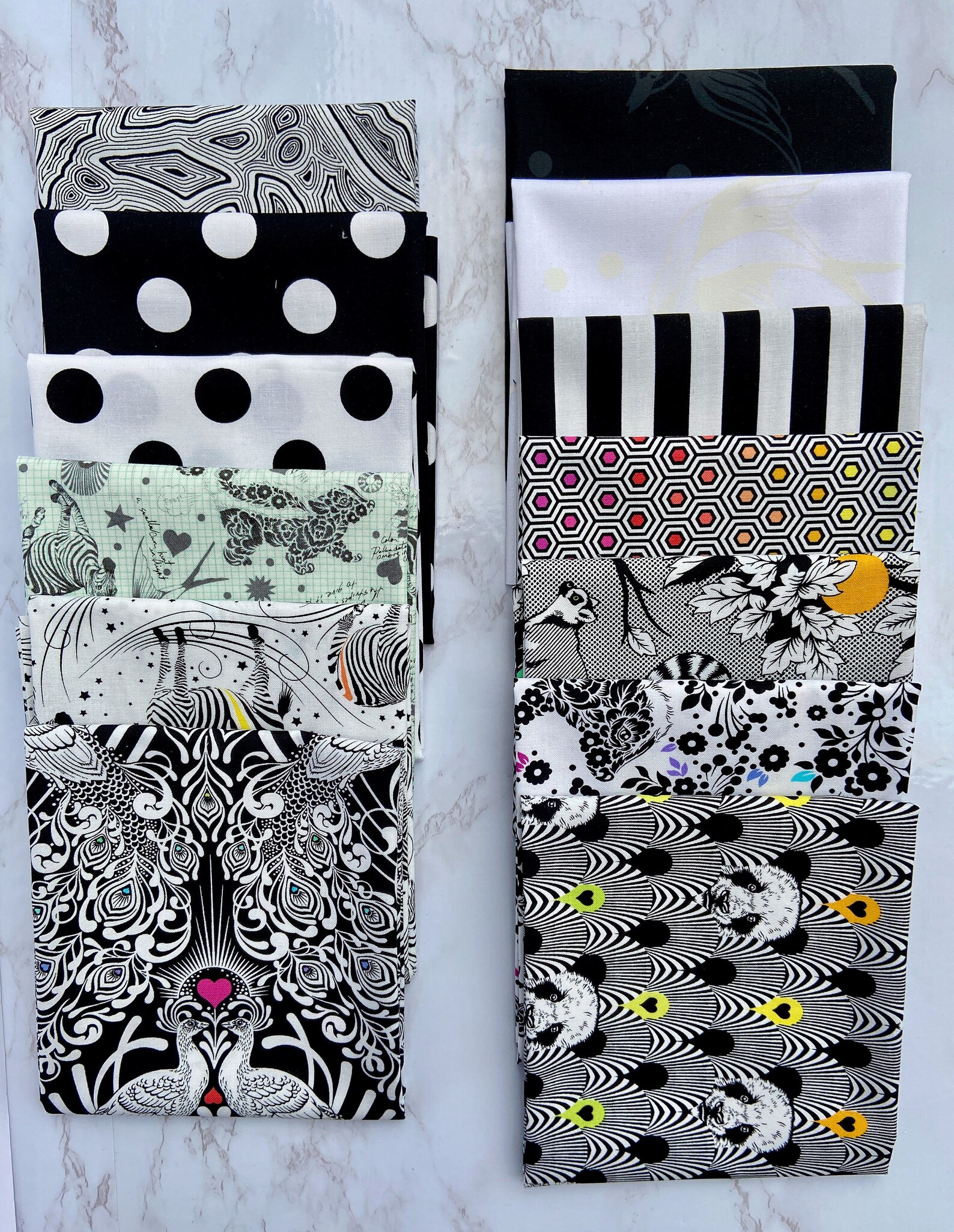 Linework Fabric by Tula Pink Half Yard Bundle 13 Pieces Etsy