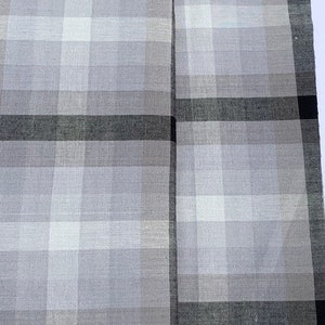 Plaid in Charcoal | Kaleidoscope Fabric by Alison Glass