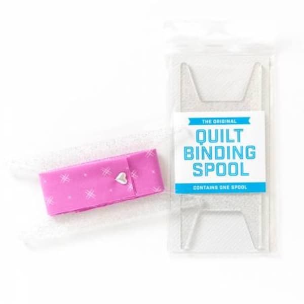 Quilt Binding Spool - White Glitter