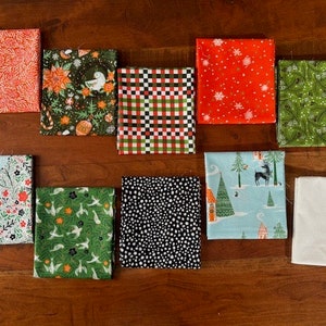 Winter Joy Fabric by Cori Dantini | Full Yard Bundle 10 Pieces | Free Spirit Fabrics