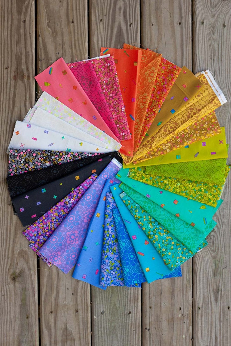 Alison Glass Sun Print 2021 Pre-Cut Jelly Roll Fabric 40 Pieces