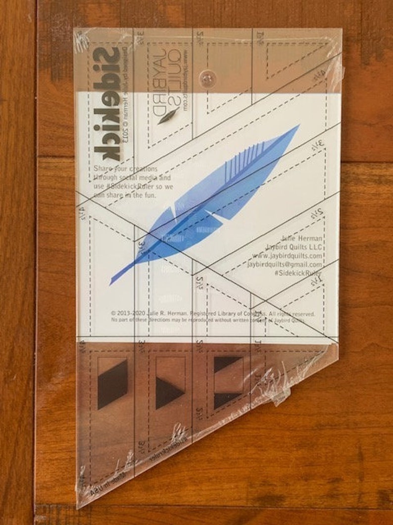 Sidekick Ruler by Jaybird Quilts JBQ 202 Etsy
