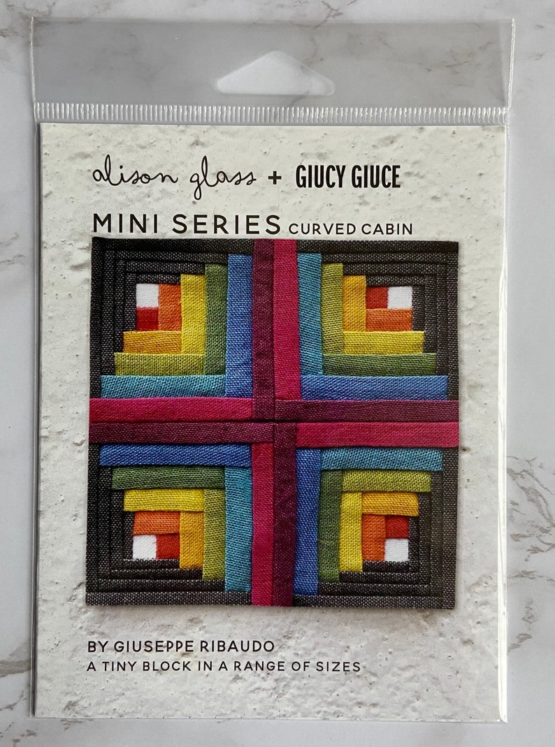 Curved Cabin Printed Quilt Pattern Alison Glass Mini Series