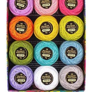 WonderFil Perle Cotton Thread Box (Sun) by Alison Glass