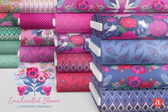 Enchanted Bloom Fat Quarter Bundle - Stephanie Organes Enchanted Bloom Fat Quarter Bundle - Stephanie Organes
