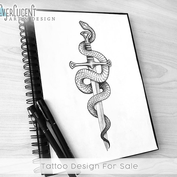 Snake Tattoo - Etsy