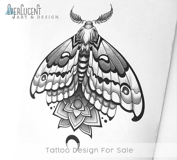 Moth Tattoo  Meet The Insect That Fell in Love With the Moon  Richmond  Tattoo Shops