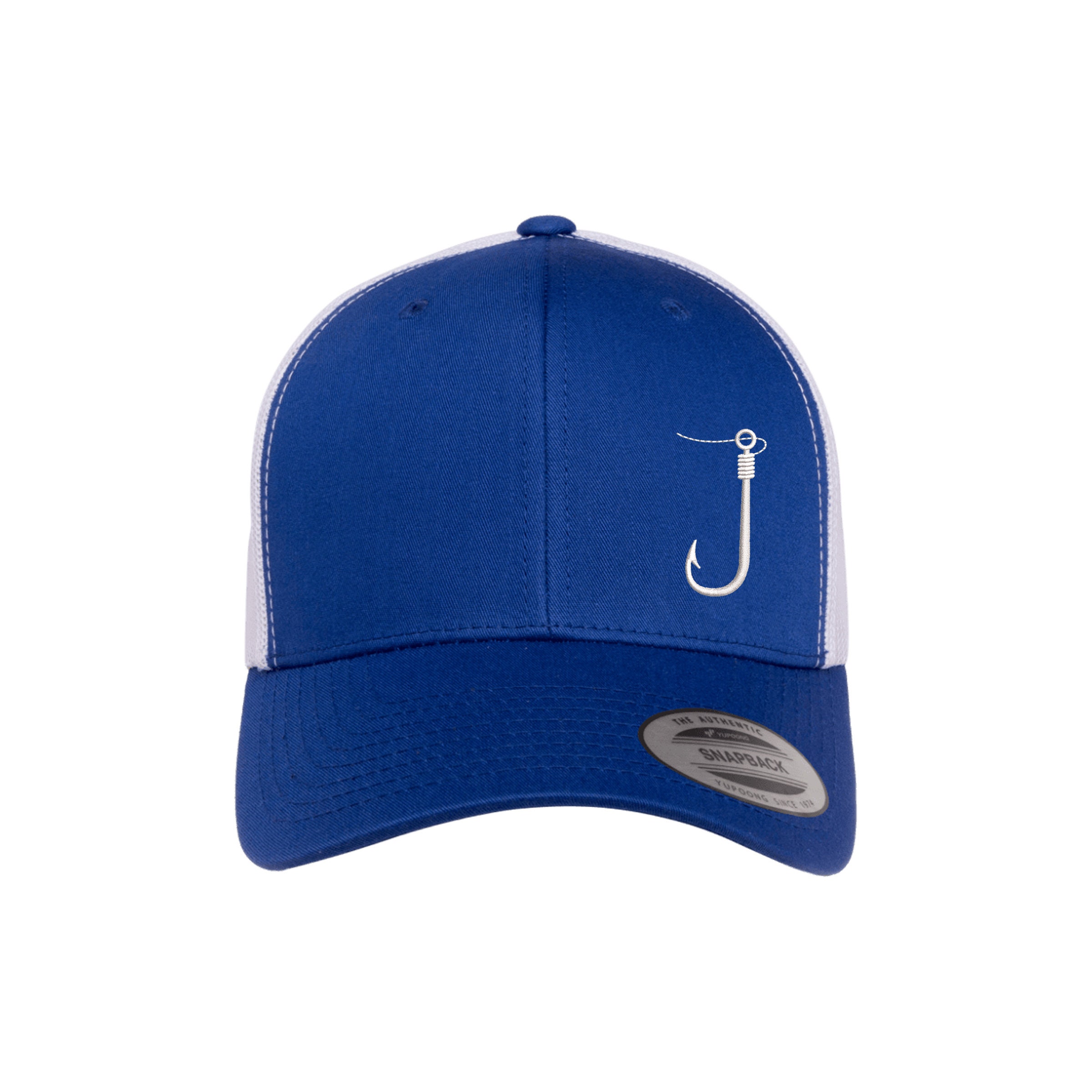 Embroidered Fishing Hook Trucker Cap - Mesh Back Snapback For Men & Women, Sun Protection - View #8