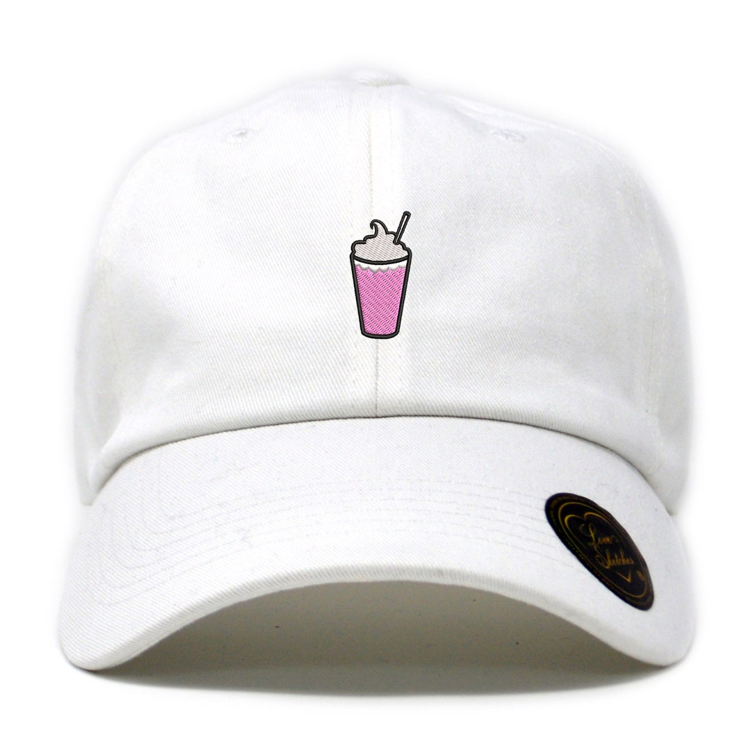 Love Sketches Embroidered Milkshake Baseball Cap Men and Women - Etsy