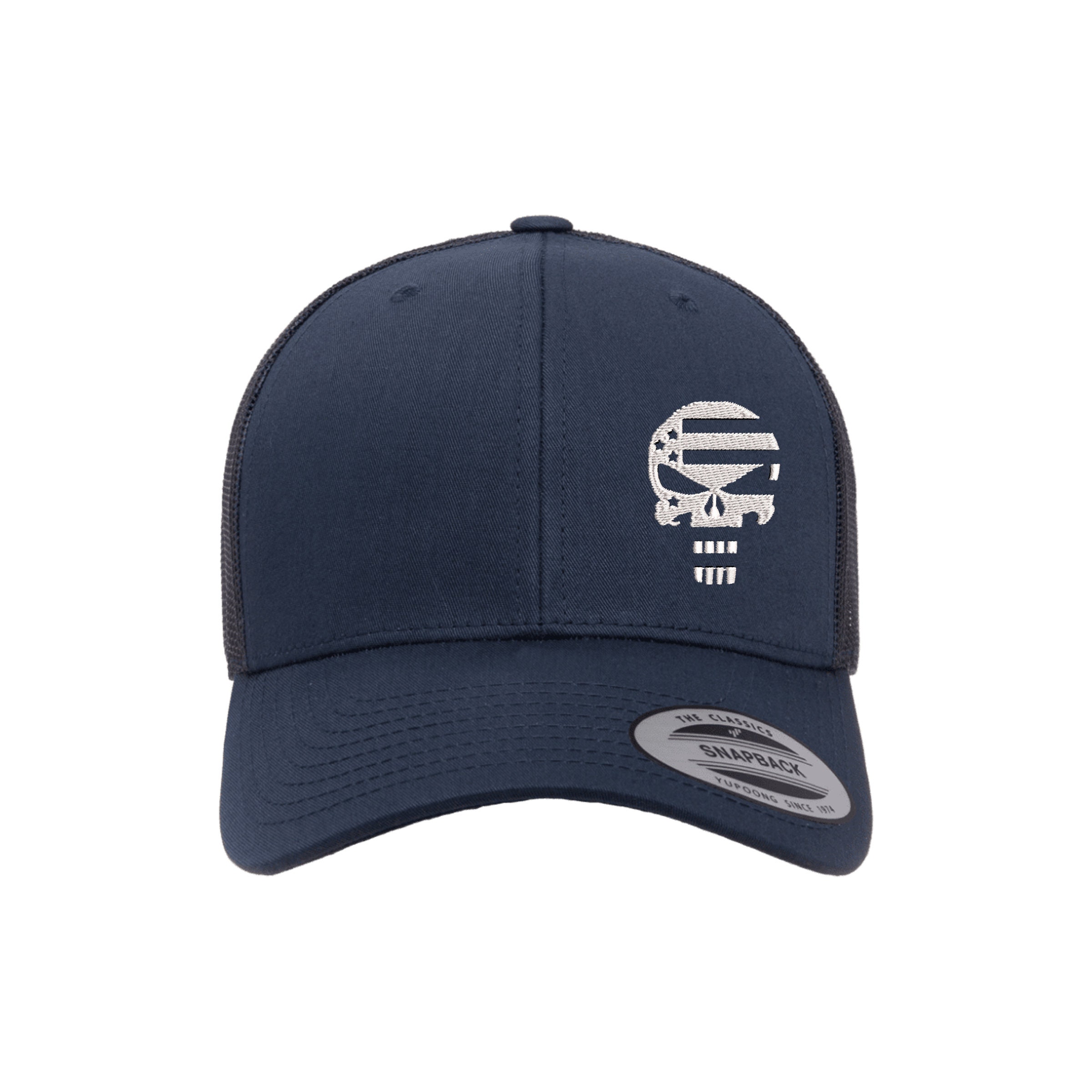 Love Sketches Embroidered Mountain Trucker Snapback Cap – Mesh Back Hat For Men & Women (Charcoal/White) - View #6