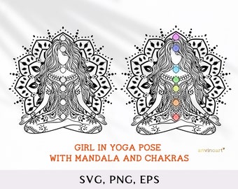 Download Yoga Mandala Svg Etsy