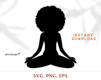 Download Yoga Silhouette Etsy