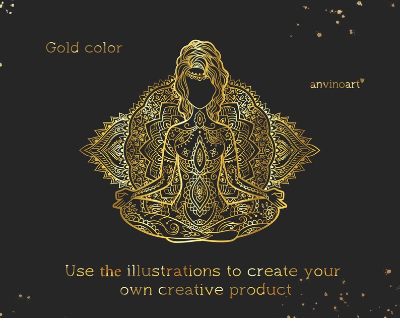 Download Mandala Clipart Set Yoga Pose Svg Cut Files Commercial License Women Silhouette Clipart Meditation Girl Yoga Mandala Svg Yoga Clipart Drawing Illustration Art Collectibles Leadcampus Org