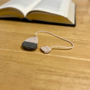Tea Bookmark | Cute knit teabag for bookworms | Gift for Book Lover or Tea Lover | Gift for Teacher | Earl Grey Black tea
