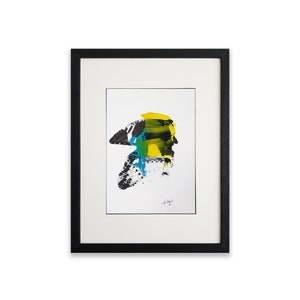 Original Abstract Painting, Acrylic on Paper, Wall Art, Abstract painting on paper, A4