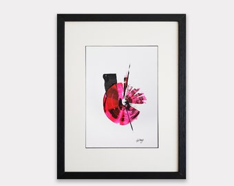 18インチ×24インチのオリジナルアクリル画、カラフルな抽象画 - Etsy 日本