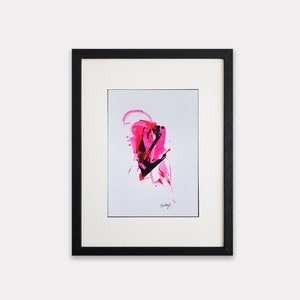 Original Abstract Painting, Acrylic on Paper, Minimalist Art, Abstract painting on paper, A4  29,7x21 cm